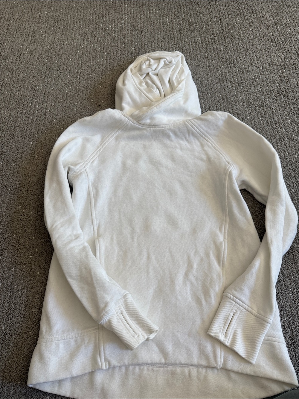 lululemon athletica White Pullover Hoodie